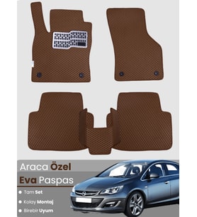 OPEL STRA H SEDAN (2010-2013) Uyumlu EVA Paspas Tam Set–Araca Özel,Kolay Montaj