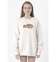 Rick And Morty Get Schwifty Beyaz Kadın 2ip Sweatshirt