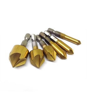 Matkap Ucu Takımı Havşa pah Hex Hss 1/4 6-19mm Uç Uçları Ahşap 6 Adet Elektrikli Tornavida Matkap Uç