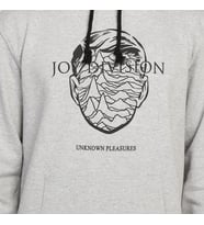 Bant Giyim - Joy Division Gri Kapşonlu Erkek Sweatshirt Hoodie