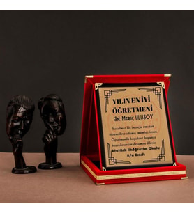 Öğretmene Hediye  Kadife Plaket  31734