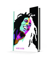 DEFFTER POP ART / BOB MARLEY 14x20 SERT KAPAK ÇİZGİLİ DEFTER 96 YP