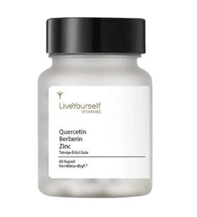 Live Yourself Vitamin Quercetin Berberin 60 Kapsül