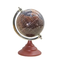 Dünya Küre Stantlı Dekoratif Döner World Globe SL339-B 26cm (Çok Renkli)