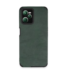 Realme C35 Kılıf Loop Deri Silikon - Yeşil