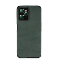Realme C35 Kılıf Loop Deri Silikon - Yeşil