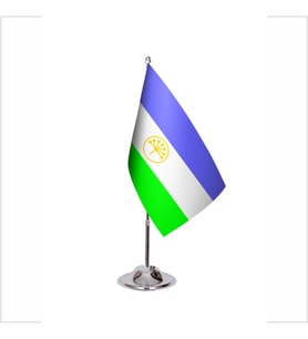 Başkurdistan Tekli Masa Bayrağı