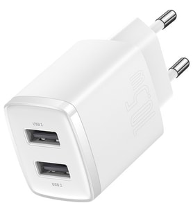 Baseus Compact 10.5W Şarj Cihazı Beyaz