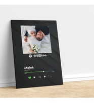 Kişiye Özel Spotify Albüm Kapağı Kodlu Kanvas Tablo