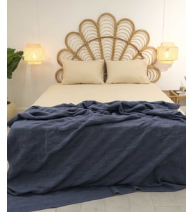 Koza Home Plaid İndigo Çift Kişilik Battaniye 200x220 15015