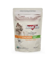Bonacibo Pouch Tavuklu Kısır Kedi Konservesi 85 gr