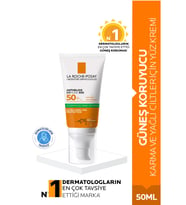 La Roche Posay Anthelios Oil Control Gel Krem Spf50+ Güneş Kremi 50 ml- Karma ve Yağlı Ciltler İçin Yüz Kremi