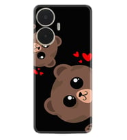 Realme C55 Kılıf Silikon Desen Özel Seri Love Animals 1780