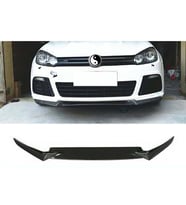 Vw Golf 6 R Ön Lip Plastik Parlak Siyah karlık-ön-ek-bodykit 3 Prç 2008 2009 2010 2011 2012