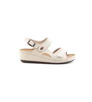 ComfortOrtho Rahat 1818 – Ortopedik Vegan Deri Kadın Sandalet (Bej)
