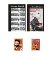 Orhan Pamuk Kitapları - Benim Adım Kırmızı Romanı - Kar - Not Defterli özel seti Orhan Pamuk (Renksiz)