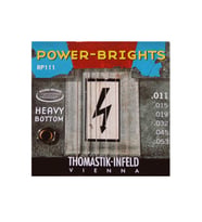 Thomastik Infeld TH-RP111 Elektro Gitar Tel Seti - Power-Brights (Üst Segment - Heavy Bottom)  Magnecore Sargı Teknolojisi, Yüksek Çıkış Gücü, Agresif Tonlar ve Zengin Harmonik Yapı  Ölçüler: .011 - .050 (Heavy Bottom)