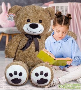 Bubblebear 120 cm Pababo Gold Serisi Ayıcık(KAHVERENGİ)