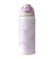 Owala 32 Oz Desenli FreeSip Kapaklı Vakumlu Spor & Outdoor Çelik Termos (Mor-Lila-Sim)