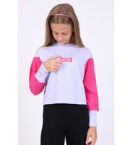 Toontoy Kız Çocuk Sweatshirt (Mavi)