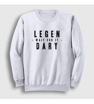 Presmono Unisex Beyaz Legendary How I Met Your Mother Sweatshirt 195137tt (Beyaz)