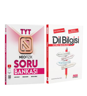 NeoFizik Yayınları TYT Fizik ve AKM Dil Bilgisi Soru Bankası Seti 2 Kitap