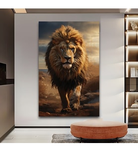 Aslan Kanvas Tablo