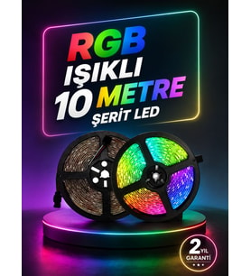 Smart Şerit LED Kumandalı USB Enerjili Suya Dayanıklı Dekoratif Aydınlatma