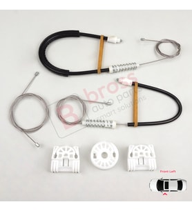 Mercedes C Class W204 S204 2006-2014 E W212 S212 2009-2016 İçin Ön Sol Kapı Cam Kriko Tamir Seti
