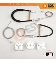 Mercedes C Class W204 S204 2006-2014 E W212 S212 2009-2016 İçin Ön Sol Kapı Cam Kriko Tamir Seti