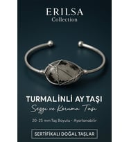 Sertifikalı Doğal Turmalinli Ay Taşı Gümüş Kaplama Ayarlanabilir Bileklik – Sezgi ve Denge (Çok Renkli)
