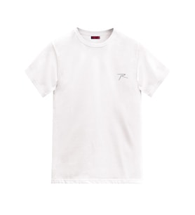 Raru AGNITIO Erkek Pamuklu Beyaz Günlük T-shirt