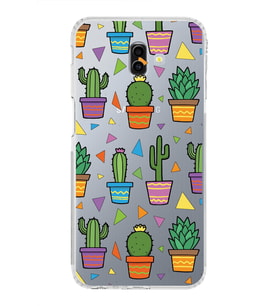PrintiFy Samsung Galaxy J6 Plus 2018 ile Uyumlu 1mm Slim Fit Water Color 4 Baskılı Şeffaf  Kılıf