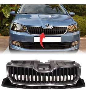 Skoda Fabia Ön Panjur Kromlu 2015-2018 6V0853653