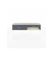 Arges TV Ünitesi 2 Çekmeceli  176x30x51 Antrasit-Aytaşı/Antrasit