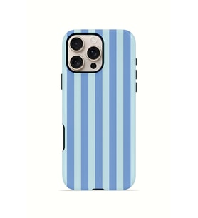 iPhone 16 Pro Vorian Çift Katmanlı MagSafe Kılıf Blue Gelato Stripe