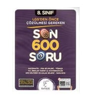 karakök yayınları 8.sınıf Lgs Son 600 Soru Karakök Yayınları (Çok Renkli)