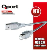 QPORT Q-PR10 USB 2.0 10M YAZICI KABLOSU
