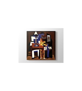 DBSanatevi Pablo Picasso - Three Musicians Tablo 50 X 50 Cm