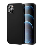 Apple iPhone 14 Pro Max 6.7'' İnce Mat Silikon Kılıf Siyah
