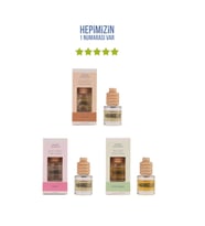 Odunsu + Çiçeksi + Yeşil-Çay Araç Parfümü 8 ml (Standart)