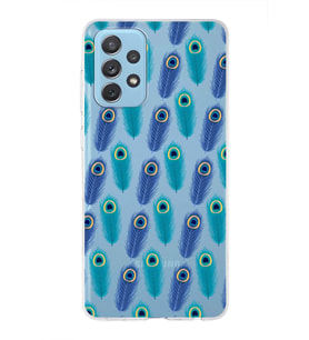 PrintiFy Samsung Galaxy A72 ile Uyumlu 1mm Slim Fit Nazar Boncuğu 4 Baskılı Şeffaf  Kılıf