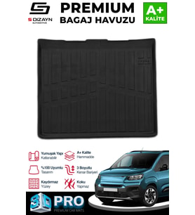 Fiat Doblo Seperatörsüz 3D Pro Bagaj Havuzu 2023 Üzeri A+ Kalite