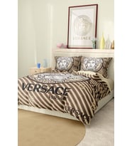 Çift Kişilik Nevresim Takımı Pamuklu Saten Kumaş 6 Parça 3D Dijital Baskı Duvet Cover Set Model.