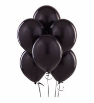 Siyah Balon - 25 Adet ( Balonlar Sönüktür)