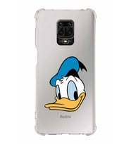 Xiaomi Redmi Note 9 Pro Köşe Korumalı Antişok Kapak Donald Duck Tasarımlı Şeffaf  Kılıf