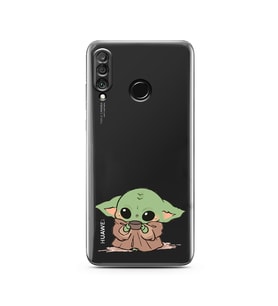 Huawei P30 Lite Uyumlu Baskılı Yumuşak Silikon Şeffaf Telefon Kılıfı
