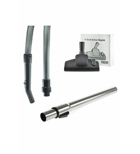 Arçelik S 4240 C Uyumlu Süpürge Hortumu + Metal Boru Emici Set