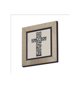 Yuhanna 3:16 Baskılı MDF Magnet 7X7
