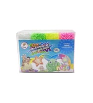 Kurumayan Köpüklü Oyun Hamuru 10 gr Pvc Kutu 4lü